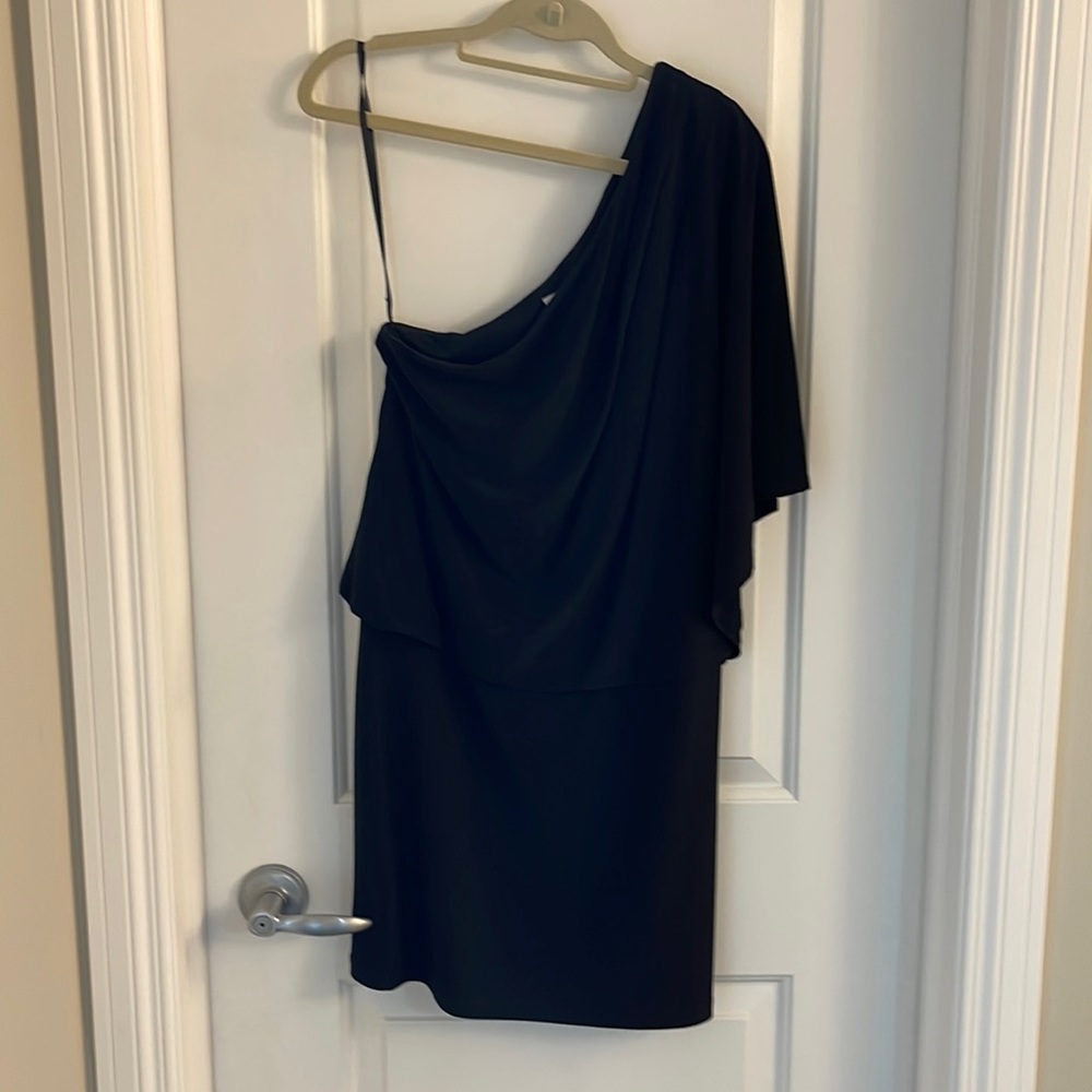 Jessica Simpson asymmetrical dress